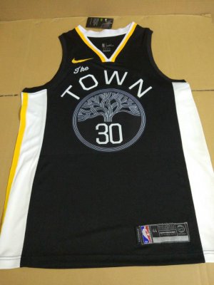 30 Curry the Town Golden State Warriors Maillot Noir